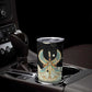 Ma’at Feather Egyptian Tumbler Cup with Scales Symbolizing Truth and Cosmic Balance