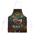 Ma’at Eye of Horus Apron Egyptian Feather Celebrating Truth