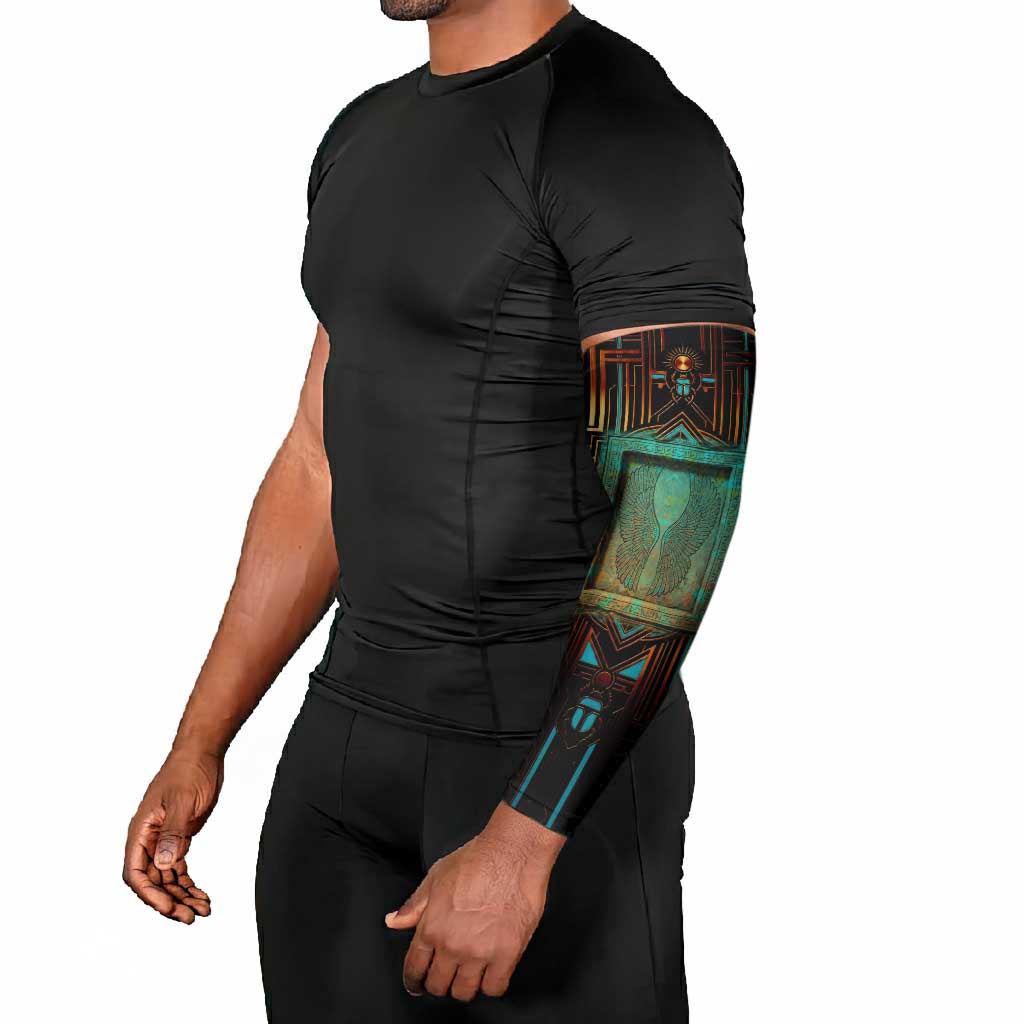 Ma’at Eye of Horus Arm Sleeves Egyptian Feather Celebrating Truth