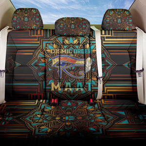 Ma’at Eye of Horus Back Car Seat Cover Egyptian Feather Celebrating Truth