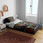 Ma’at Eye of Horus Bedding Set Egyptian Feather Celebrating Truth