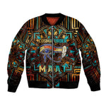 Ma’at Eye of Horus Bomber Jacket Egyptian Feather Celebrating Truth