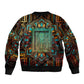 Ma’at Eye of Horus Bomber Jacket Egyptian Feather Celebrating Truth