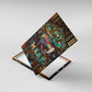 Ma’at Eye of Horus Canvas Wall Art Egyptian Feather Celebrating Truth