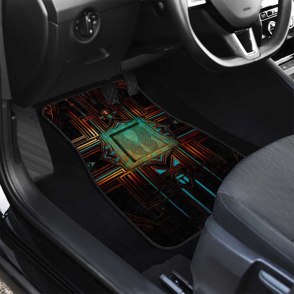 Ma’at Eye of Horus Car Mats Egyptian Feather Celebrating Truth