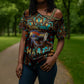 Ma’at Eye of Horus Cross Shoulder Shirt Egyptian Feather Celebrating Truth