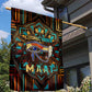 Ma’at Eye of Horus Garden Flag Egyptian Feather Celebrating Truth