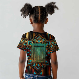 Ma’at Eye of Horus Kid T shirt Egyptian Feather Celebrating Truth