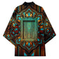 Ma’at Eye of Horus Kimono Egyptian Feather Celebrating Truth