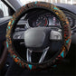 Ma’at Eye of Horus Steering Wheel Cover Egyptian Feather Celebrating Truth
