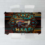Ma’at Eye of Horus Tablecloth Egyptian Feather Celebrating Truth