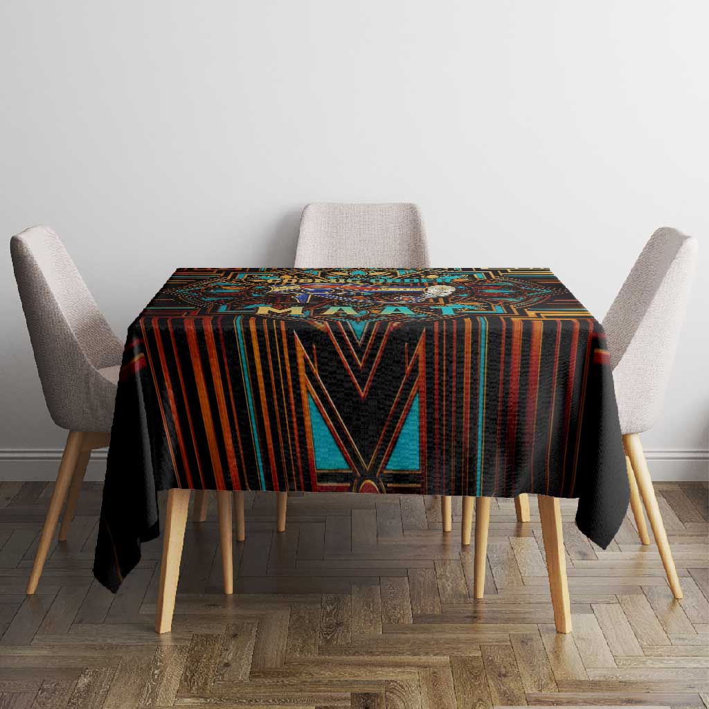Ma’at Eye of Horus Tablecloth Egyptian Feather Celebrating Truth