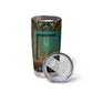 Ma’at Eye of Horus Tumbler Cup Egyptian Feather Celebrating Truth