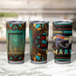 Ma’at Eye of Horus Tumbler Cup Egyptian Feather Celebrating Truth