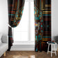 Ma’at Eye of Horus Window Curtain Egyptian Feather Celebrating Truth