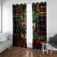 Ma’at Eye of Horus Window Curtain Egyptian Feather Celebrating Truth