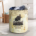 Montu Egyptian Laundry Basket War God Mighty Bull Symbol Ancient Power Hieroglyphic