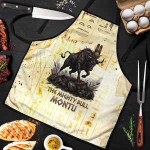 Montu Egyptian Apron War God Mighty Bull Symbol Ancient Power Hieroglyphic
