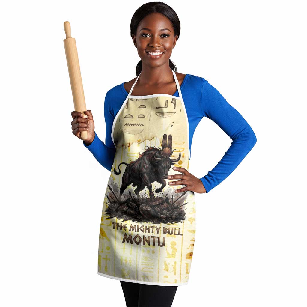 Montu Egyptian Apron War God Mighty Bull Symbol Ancient Power Hieroglyphic