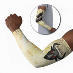 Montu Egyptian Arm Sleeves War God Mighty Bull Symbol Ancient Power Hieroglyphic