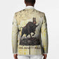 Montu Egyptian Blazer War God Mighty Bull Symbol Ancient Power Hieroglyphic