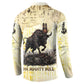 Montu Egyptian Button Sweatshirt War God Mighty Bull Symbol Ancient Power Hieroglyphic