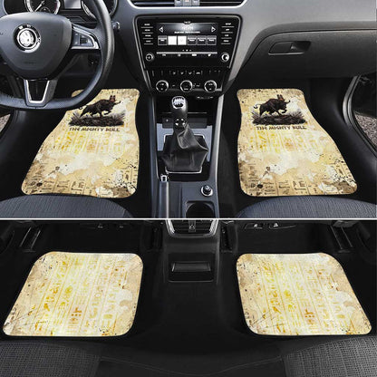 Montu Egyptian Car Mats War God Mighty Bull Symbol Ancient Power Hieroglyphic