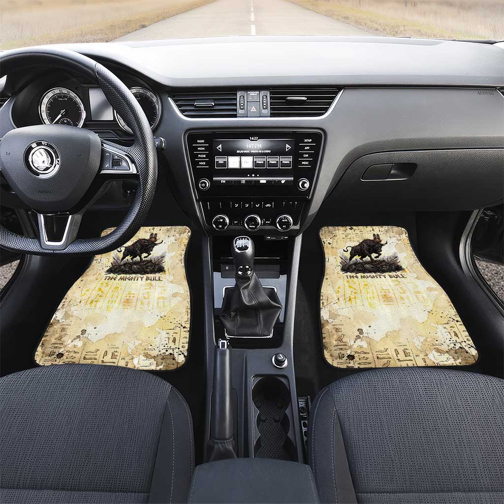 Montu Egyptian Car Mats War God Mighty Bull Symbol Ancient Power Hieroglyphic