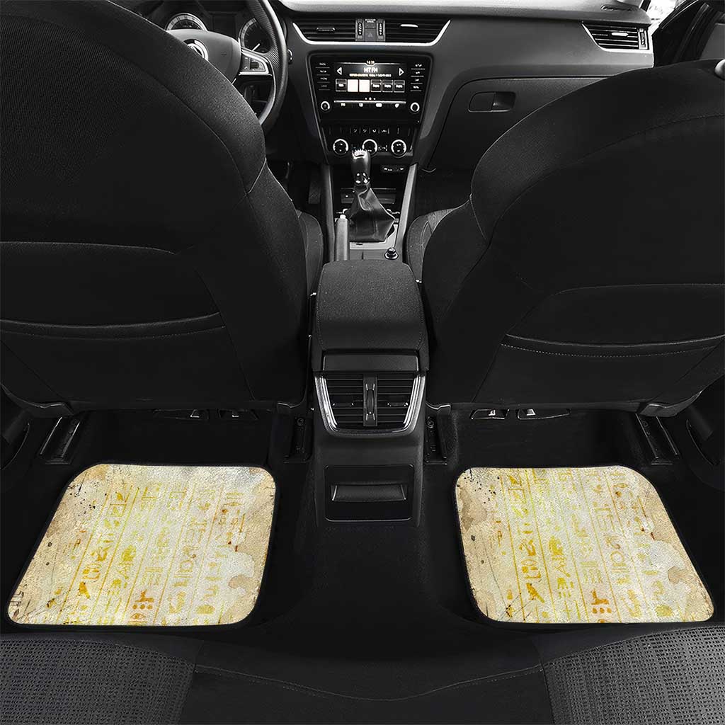 Montu Egyptian Car Mats War God Mighty Bull Symbol Ancient Power Hieroglyphic
