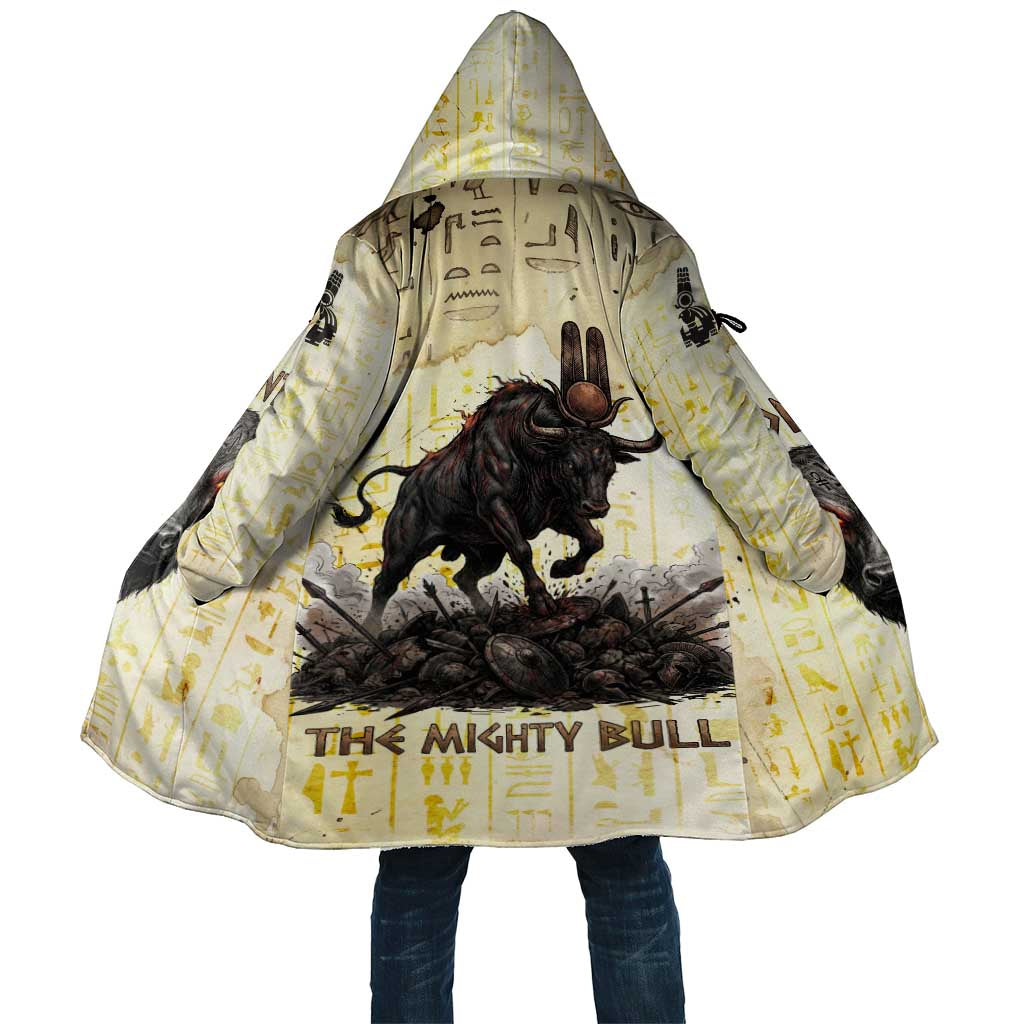 Montu Egyptian Cloak War God Mighty Bull Symbol Ancient Power Hieroglyphic