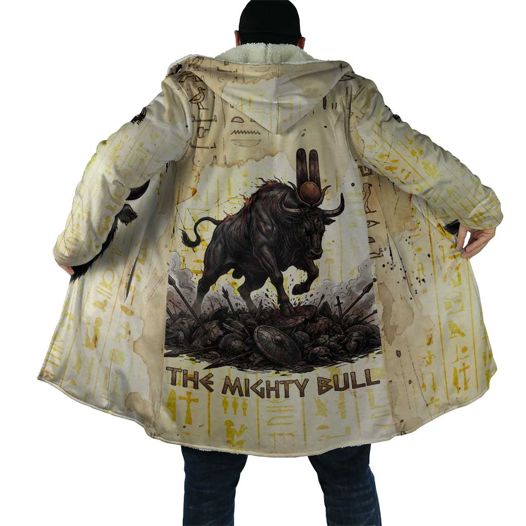 Montu Egyptian Cloak War God Mighty Bull Symbol Ancient Power Hieroglyphic