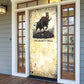 Montu Egyptian Door Cover War God Mighty Bull Symbol Ancient Power Hieroglyphic