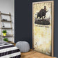 Montu Egyptian Door Cover War God Mighty Bull Symbol Ancient Power Hieroglyphic