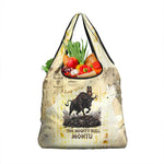 Montu Egyptian Grocery Bag War God Mighty Bull Symbol Ancient Power Hieroglyphic