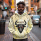 Montu Egyptian Hoodie War God Mighty Bull Symbol Ancient Power Hieroglyphic
