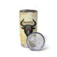 Montu Egyptian Tumbler Cup War God Mighty Bull Symbol Ancient Power Hieroglyphic