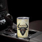 Montu Egyptian Tumbler Cup War God Mighty Bull Symbol Ancient Power Hieroglyphic
