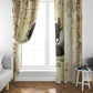 Montu Egyptian Window Curtain War God Mighty Bull Symbol Ancient Power Hieroglyphic