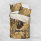 Montu Bedding Set Falcon Head War God Ancient Egyptian Map Feathers and Sun Disk