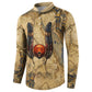 Montu Button Sweatshirt Falcon Head War God Ancient Egyptian Map Feathers and Sun Disk