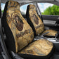 Montu Car Seat Cover Falcon Head War God Ancient Egyptian Map Feathers and Sun Disk