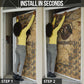 Montu Door Cover Falcon Head War God Ancient Egyptian Map Feathers and Sun Disk