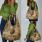 Montu Grocery Bag Falcon Head War God Ancient Egyptian Map Feathers and Sun Disk