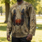 Montu Hockey Jersey Falcon Head War God Ancient Egyptian Map Feathers and Sun Disk