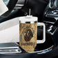 Montu Tumbler With Handle Falcon Head War God Ancient Egyptian Map Feathers and Sun Disk