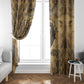 Montu Window Curtain Falcon Head War God Ancient Egyptian Map Feathers and Sun Disk