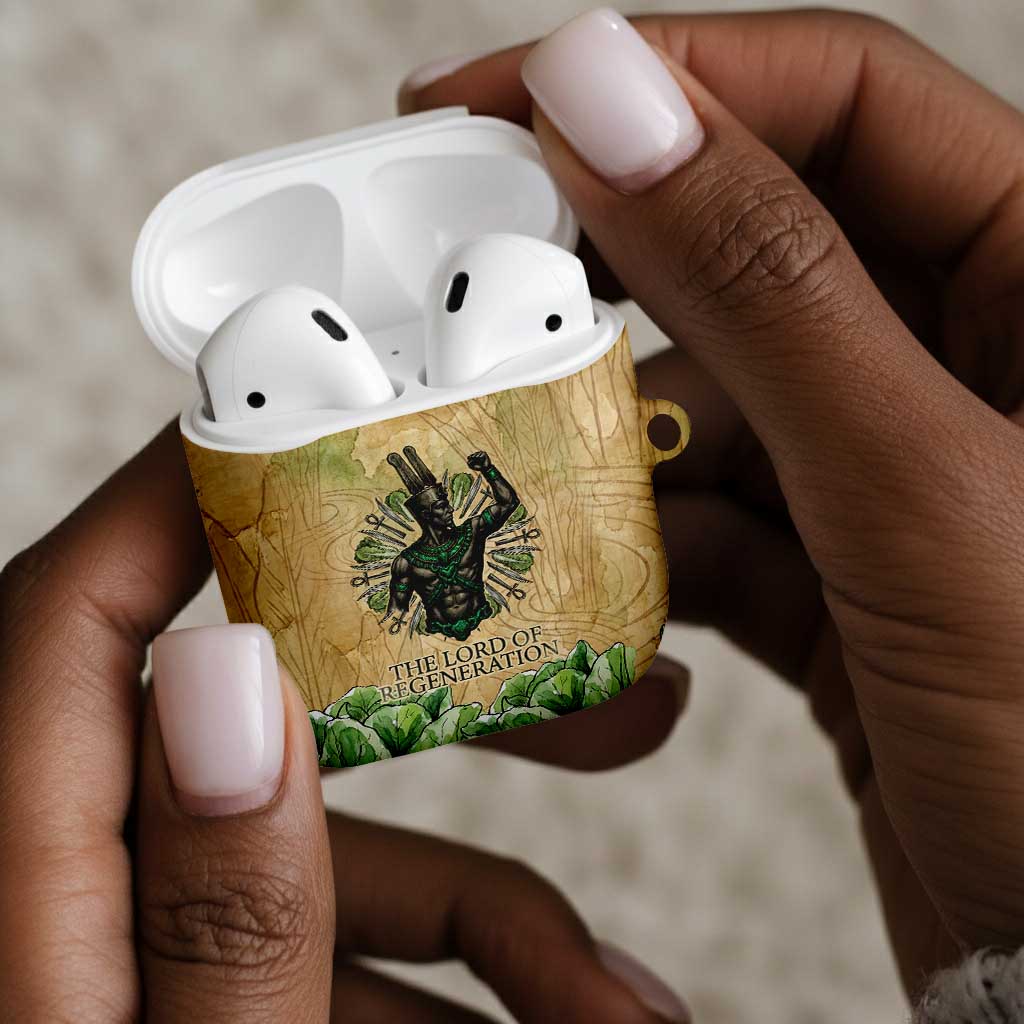 Min AirPods Case Egyptian God of Fertility Lord of Generation Lettuce Ancient