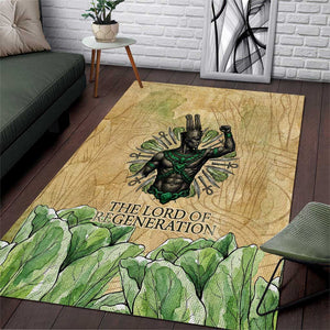 Min Area Rug Egyptian God of Fertility Lord of Generation Lettuce Ancient