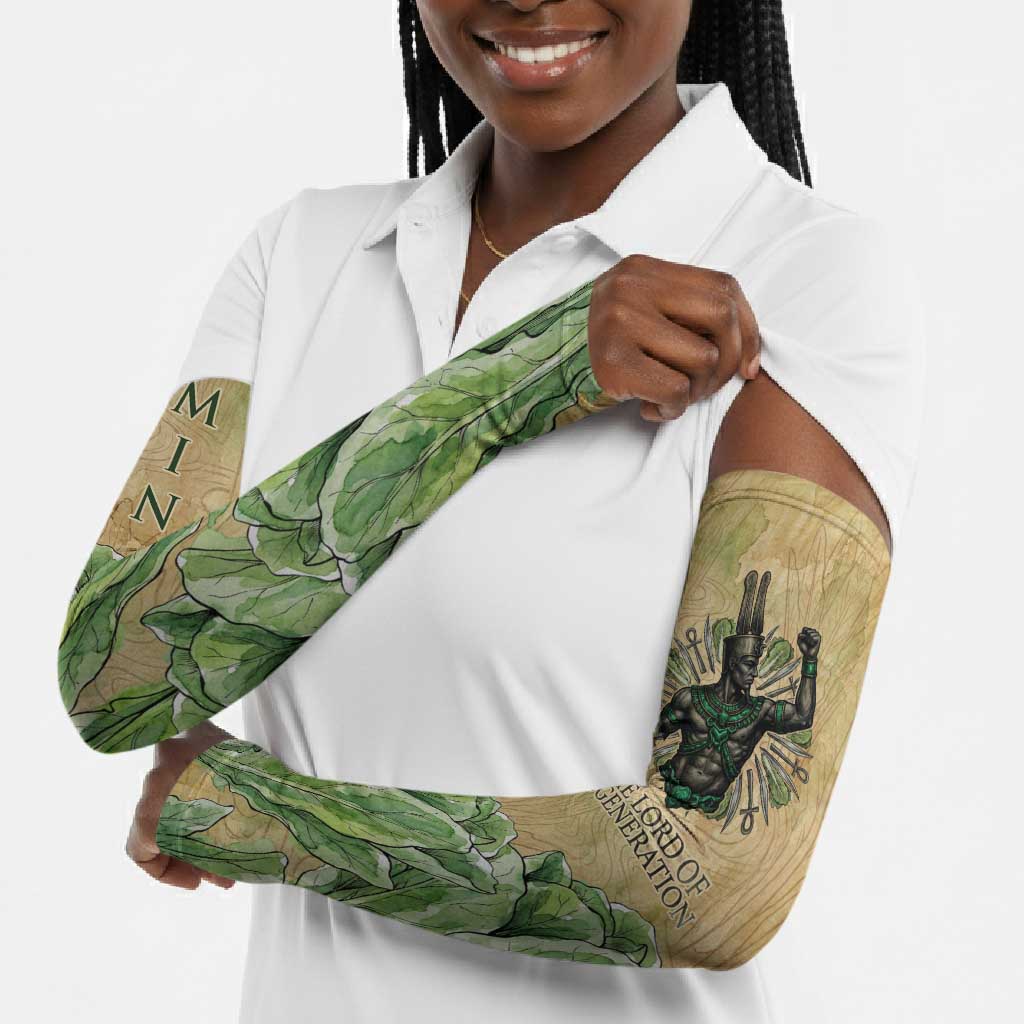 Min Arm Sleeves Egyptian God of Fertility Lord of Generation Lettuce Ancient
