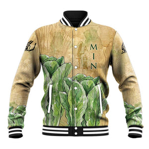 Min Baseball Jacket Egyptian God of Fertility Lord of Generation Lettuce Ancient